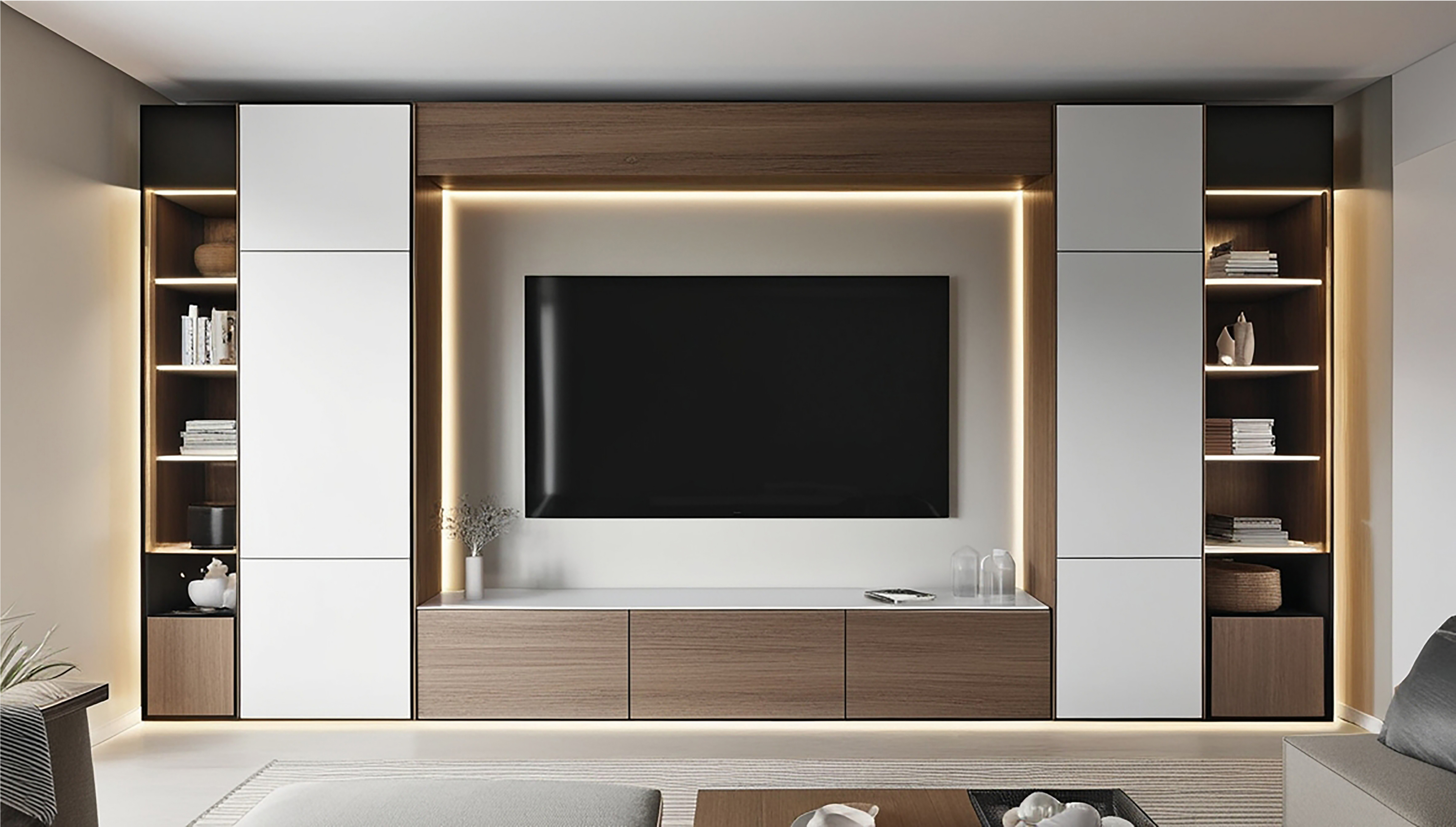 Cupboard and TV Unit